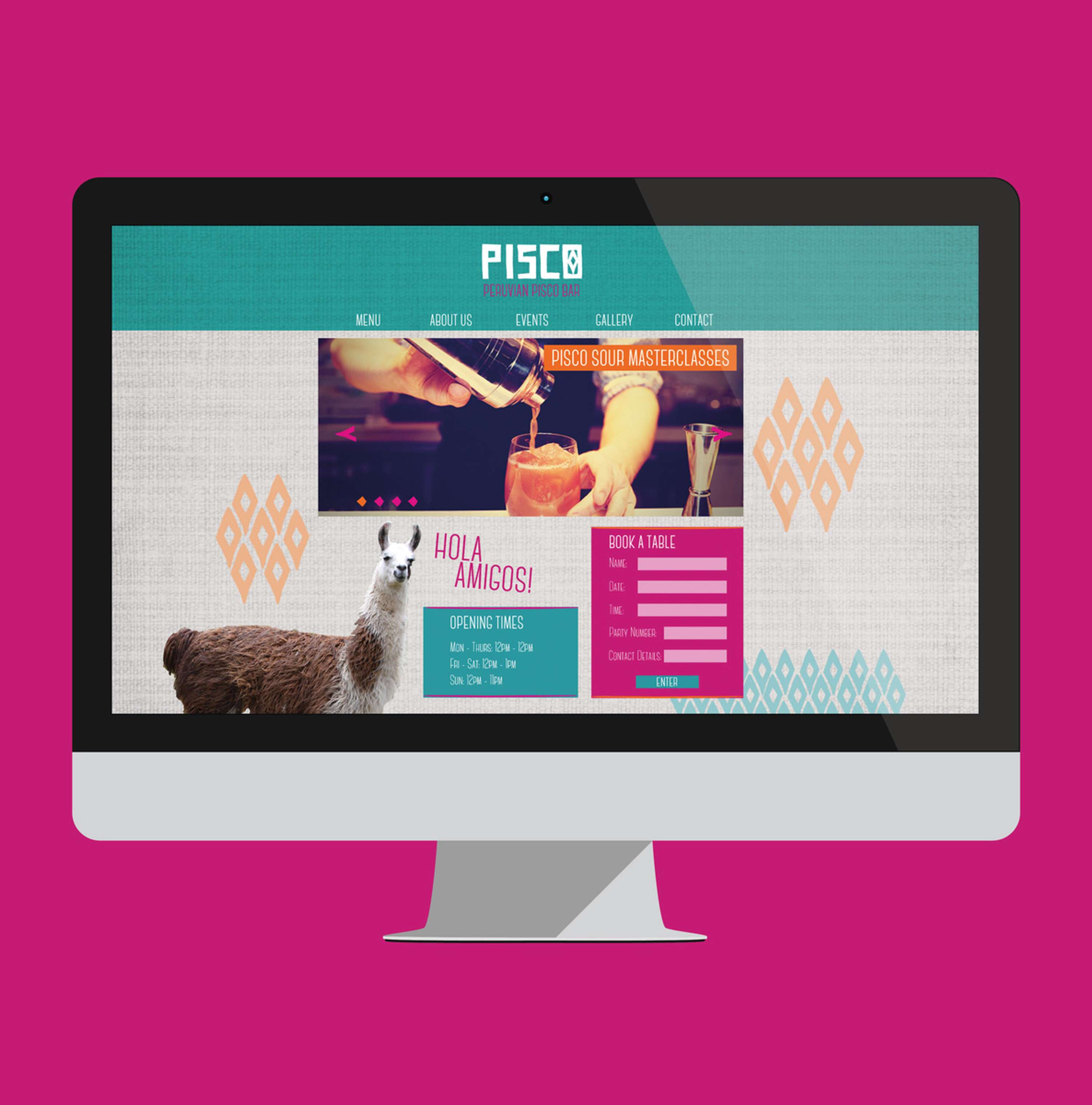 Pisco - Bar Branding: Student Brief by Kate Stockill