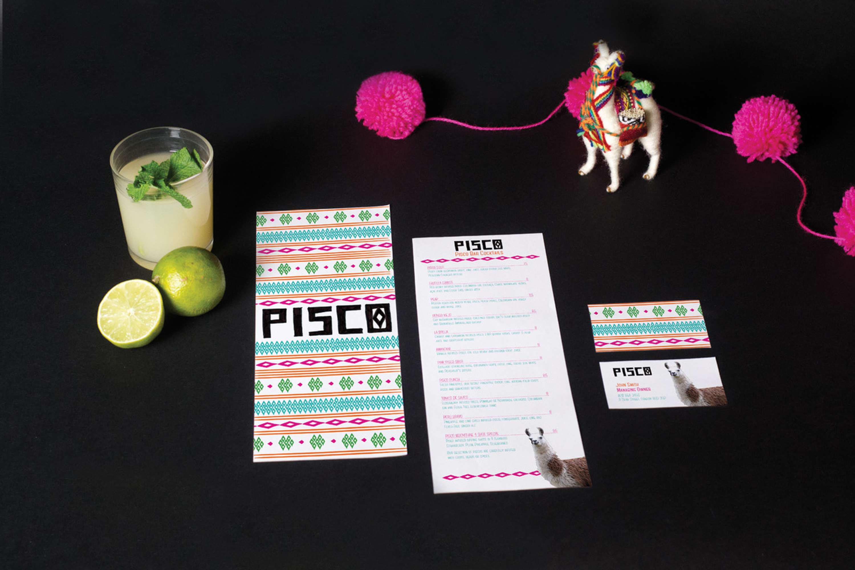 Pisco - Bar Branding: Student Brief by Kate Stockill