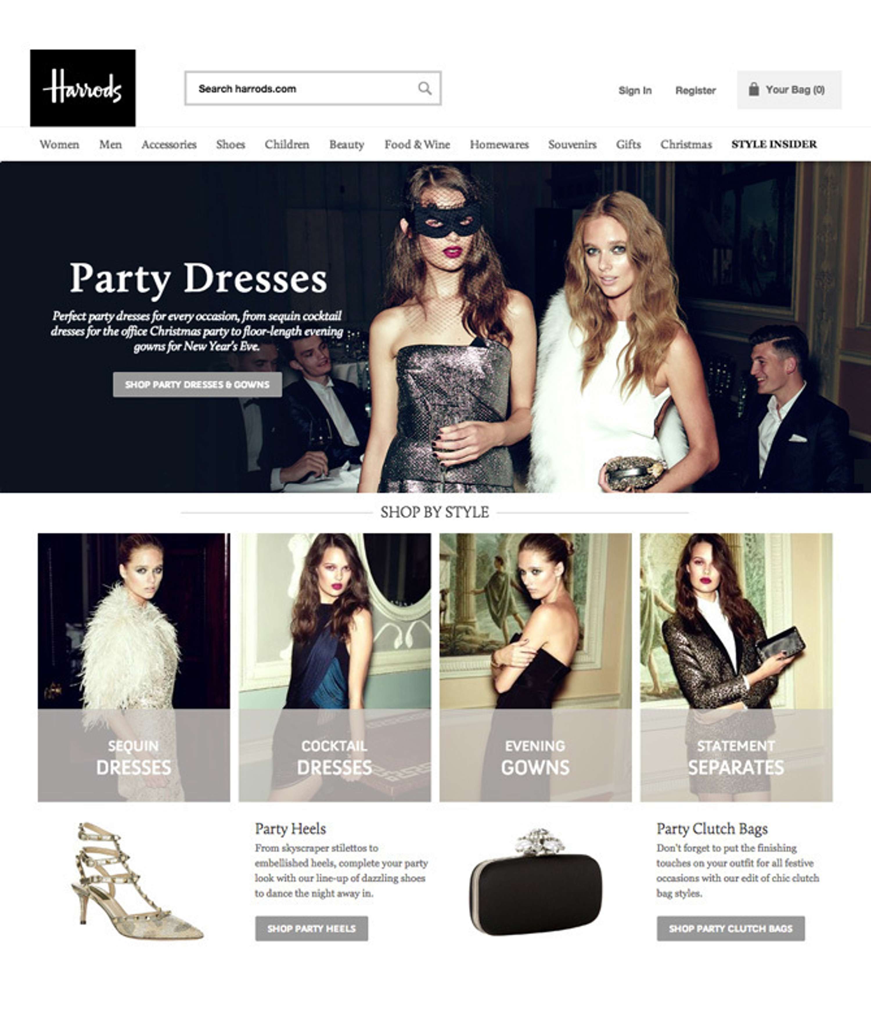 Harrods.com by Sophie Fielding