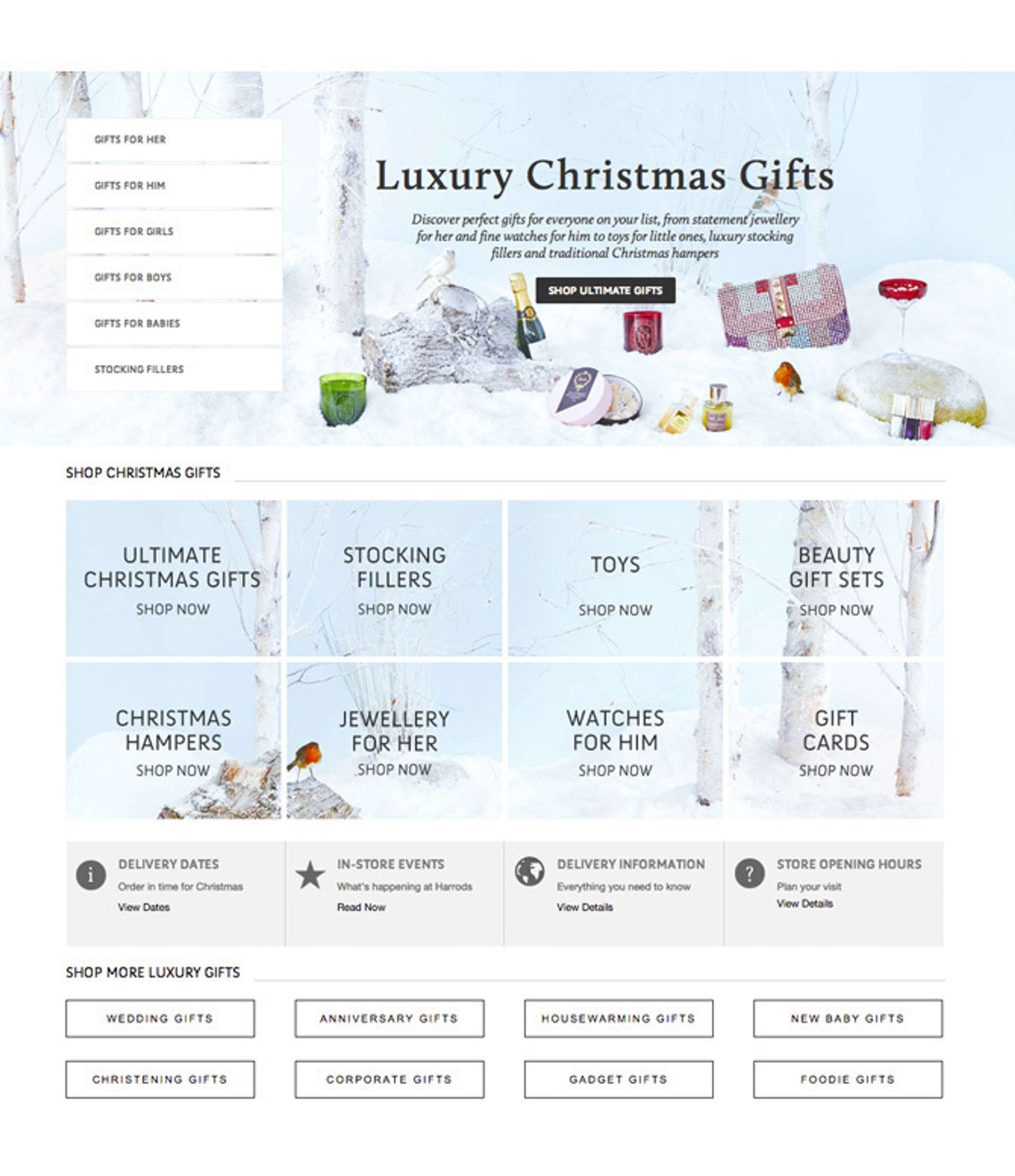 Harrods.com by Sophie Fielding
