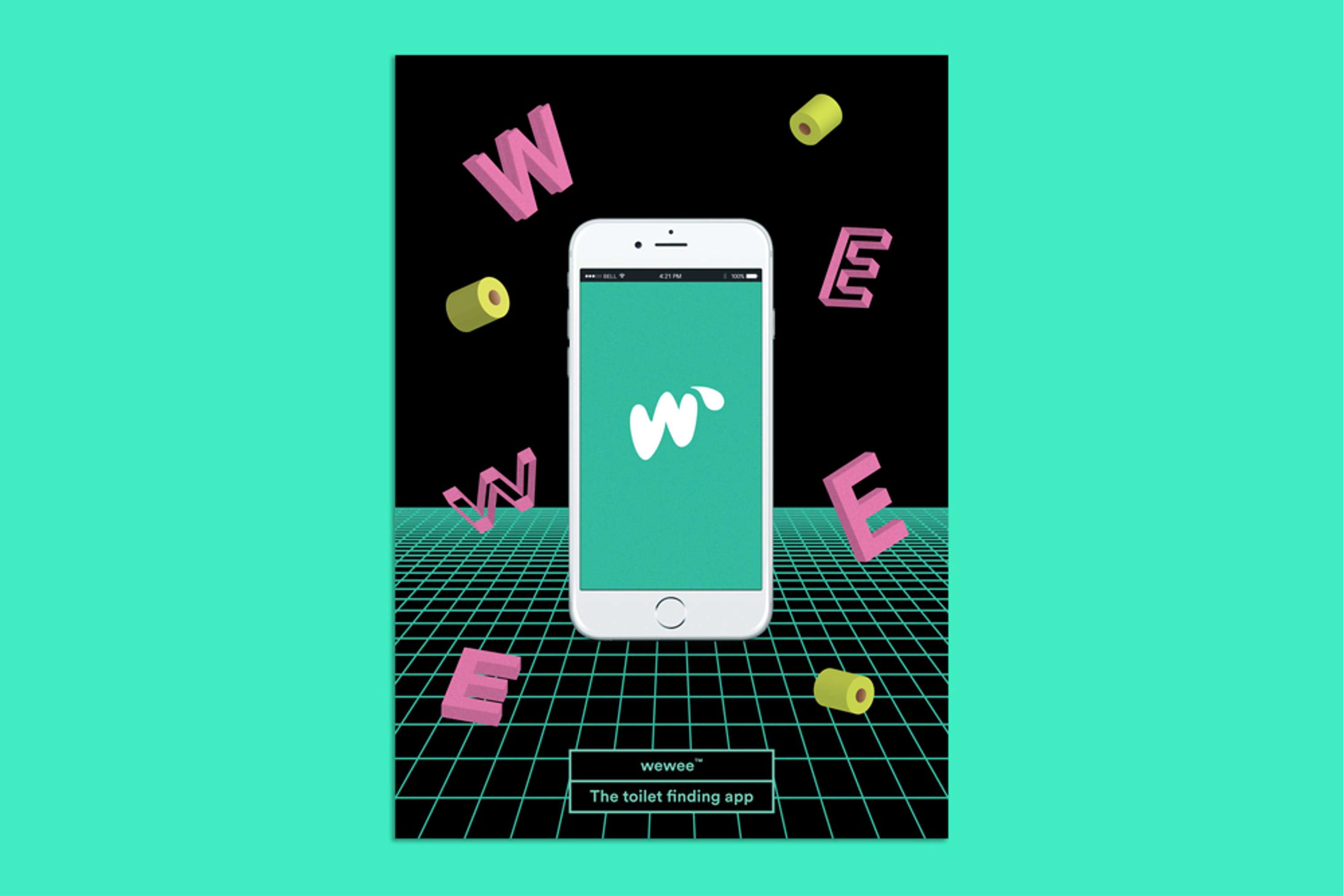 wewee™ – The Toilet finding app by Sean Murphy