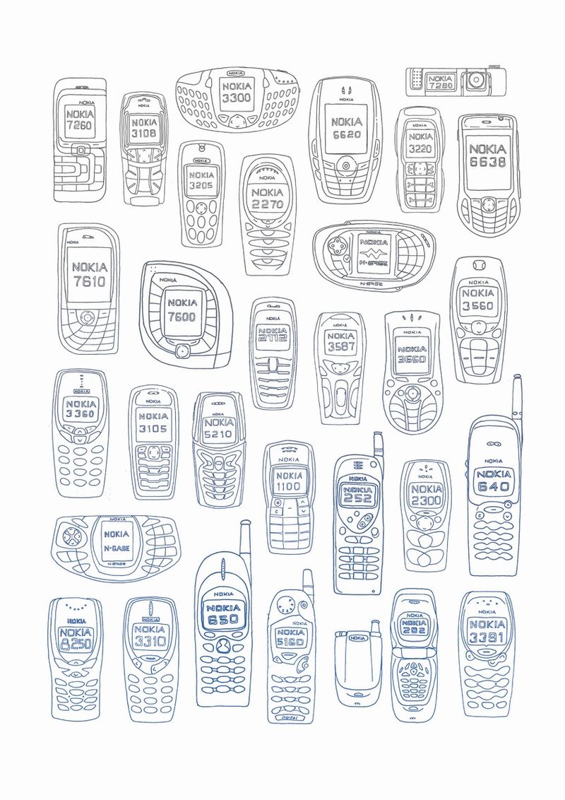 Vintage Nokias by Tianju Duan