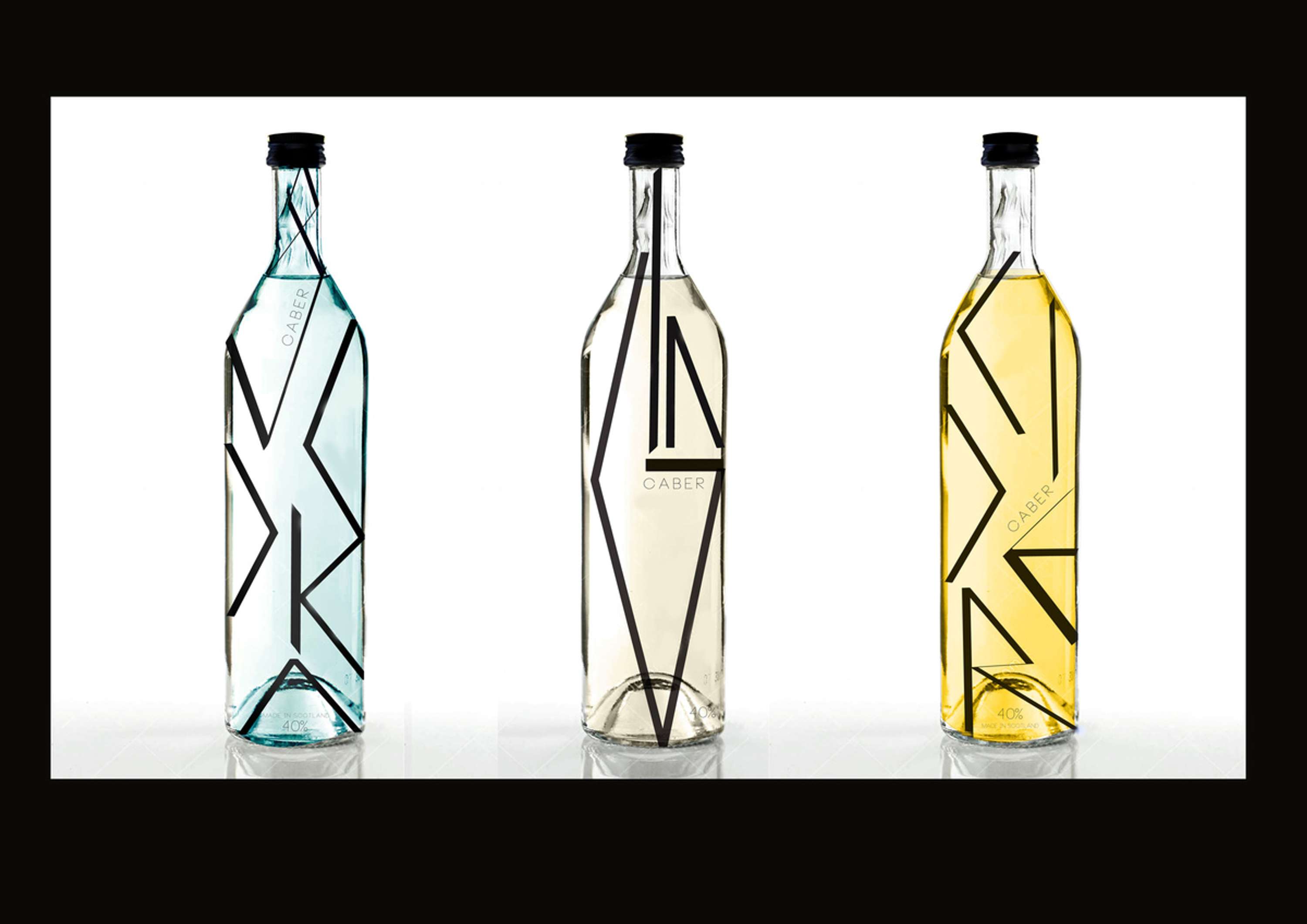 Caber Bottle Design by JOSHUA HIBBERT