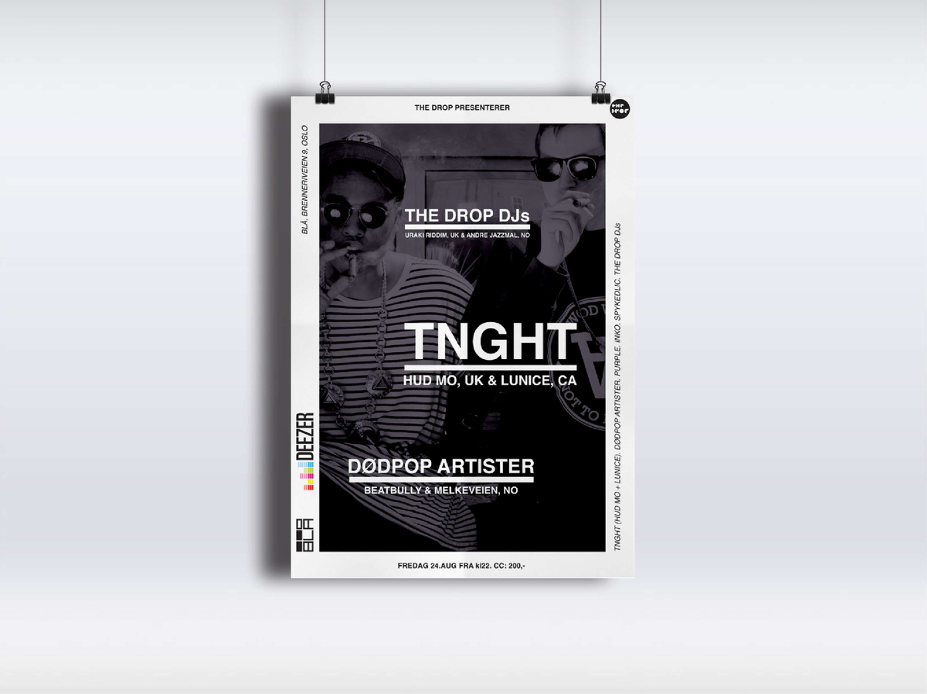 The Drop Event posters by Alexander Horne