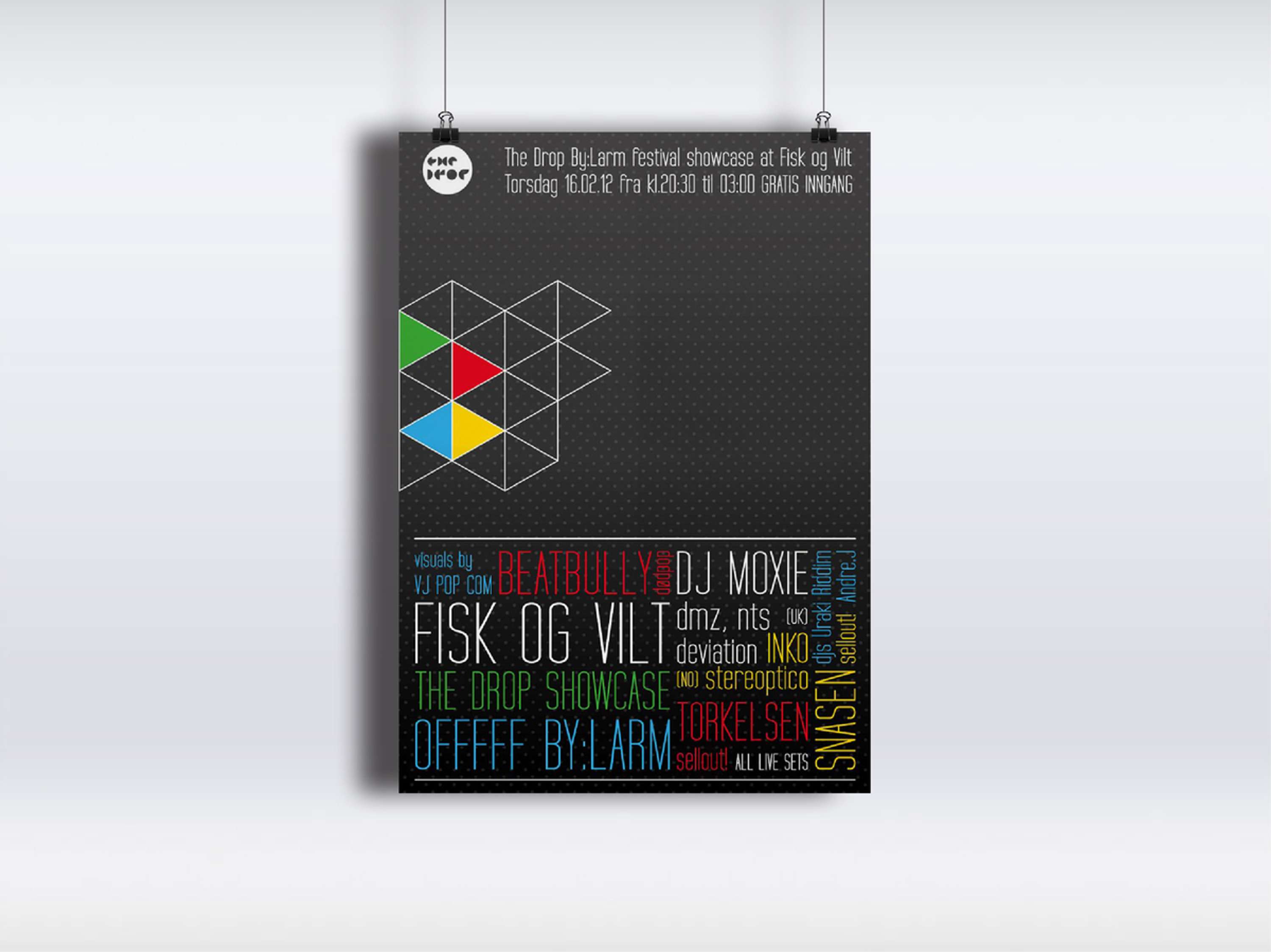 The Drop Event posters by Alexander Horne