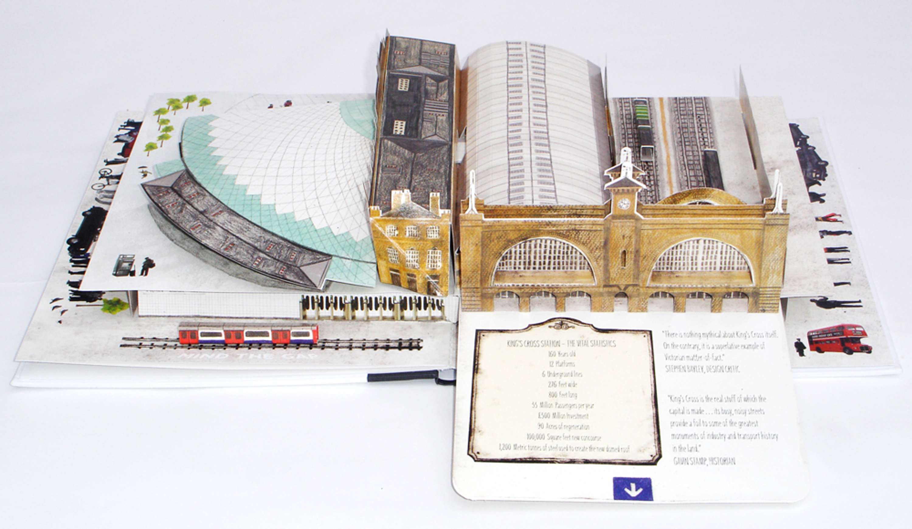 Discovering King's Cross: A Pop-Up Book by Lucy Dalzell