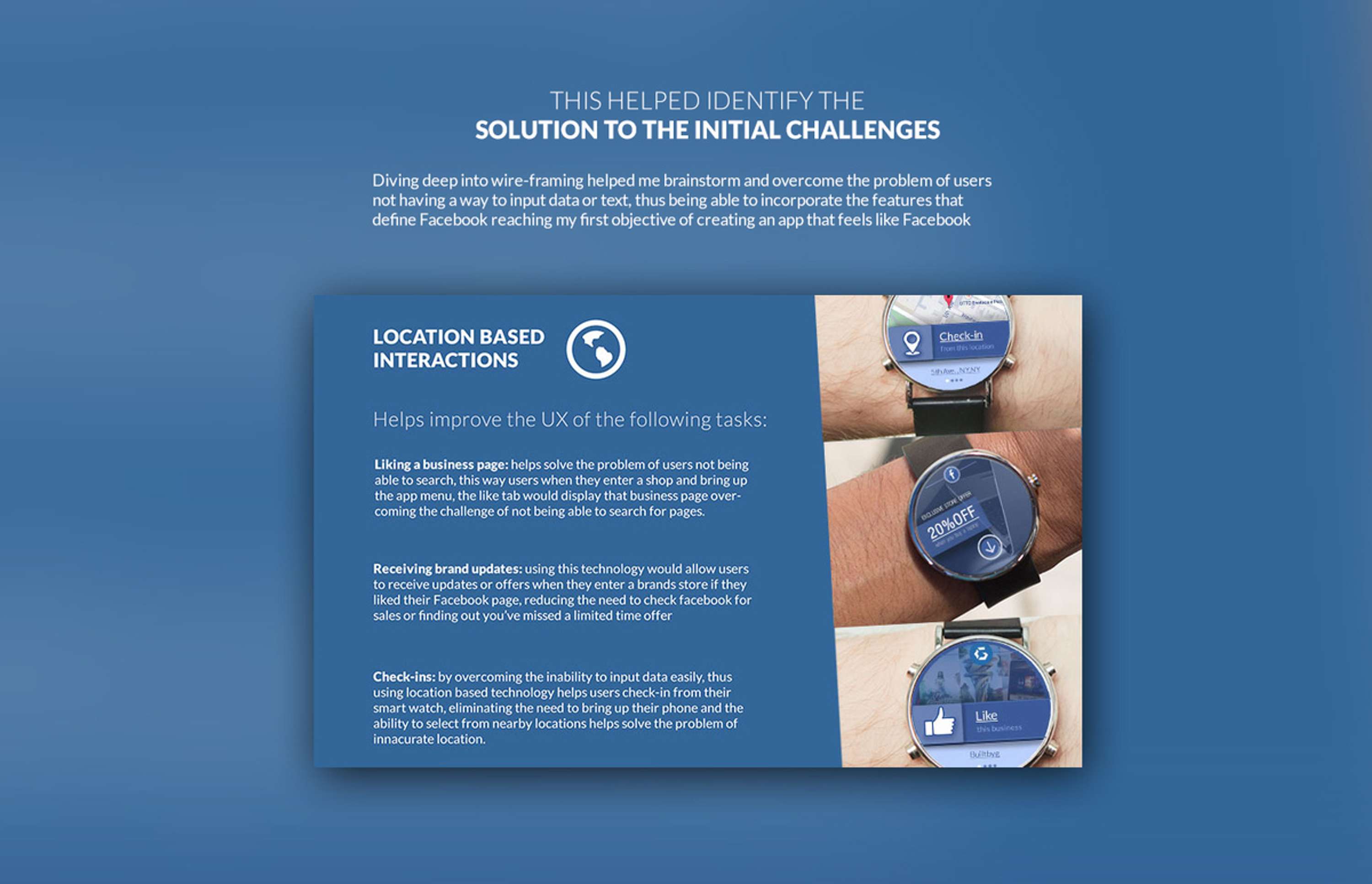 Facebook - Smart watch app concept by Gradinar Razvan