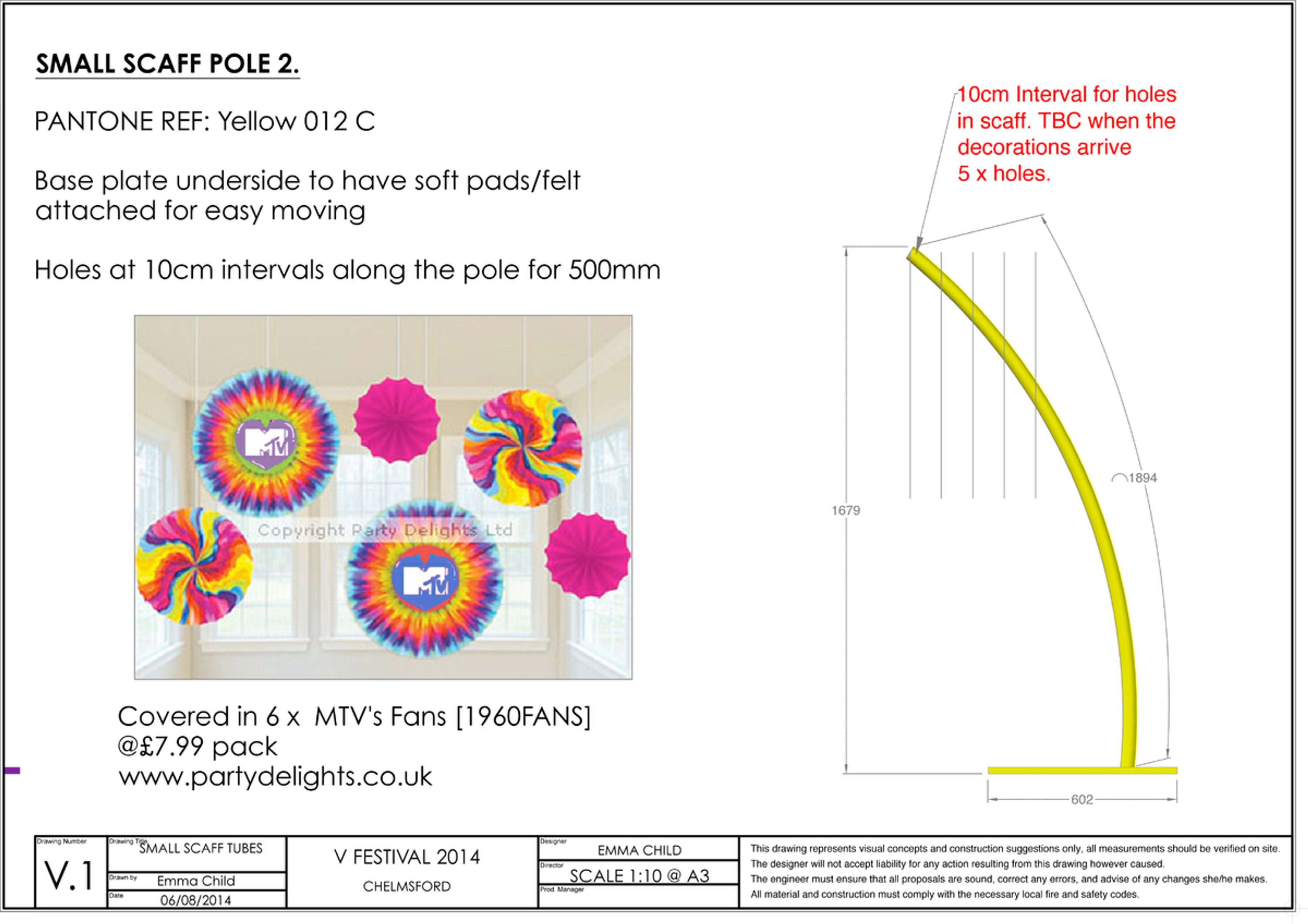 MTV Presenter Platform by Emma Child