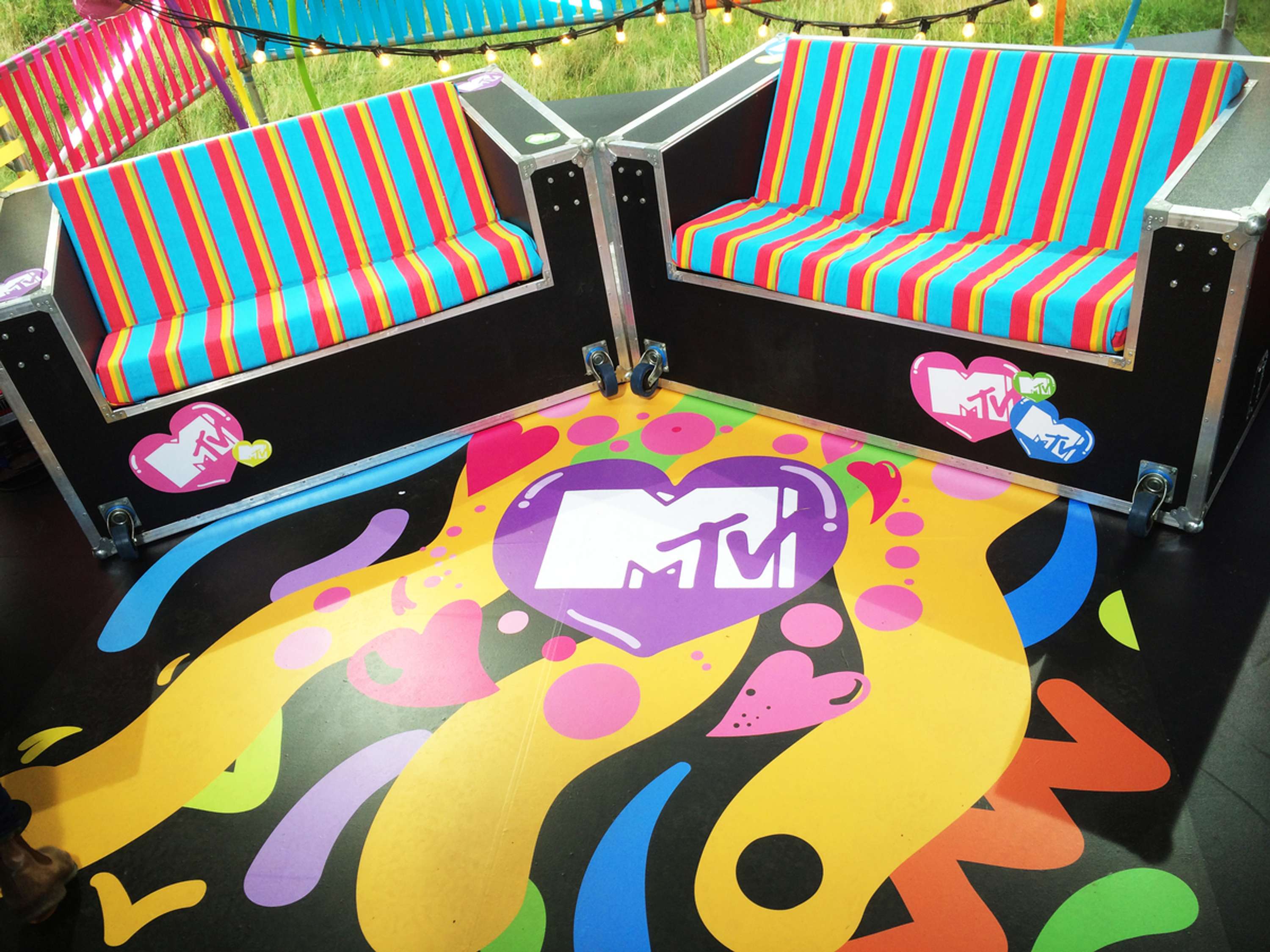 MTV Presenter Platform by Emma Child
