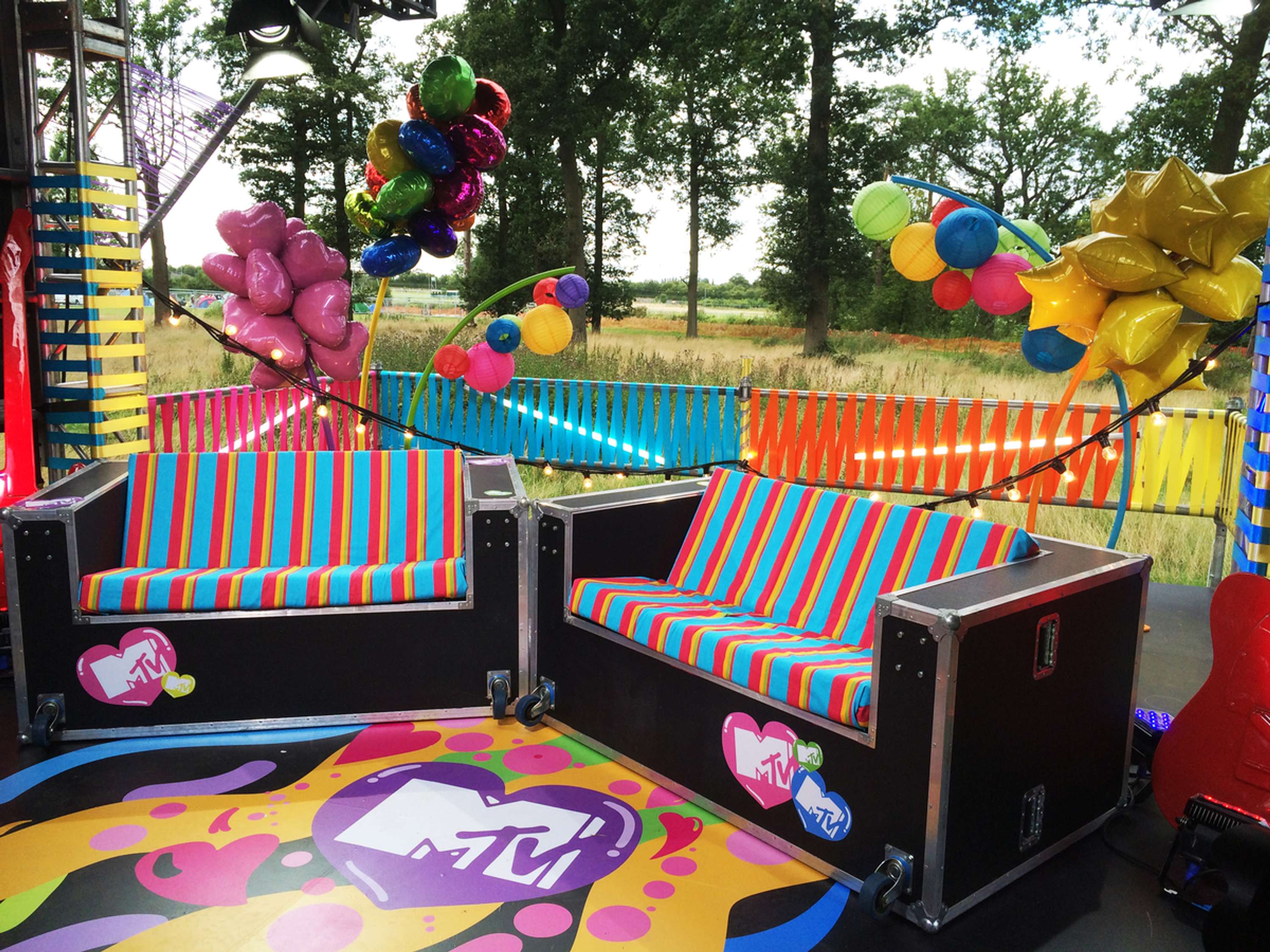 MTV Presenter Platform by Emma Child