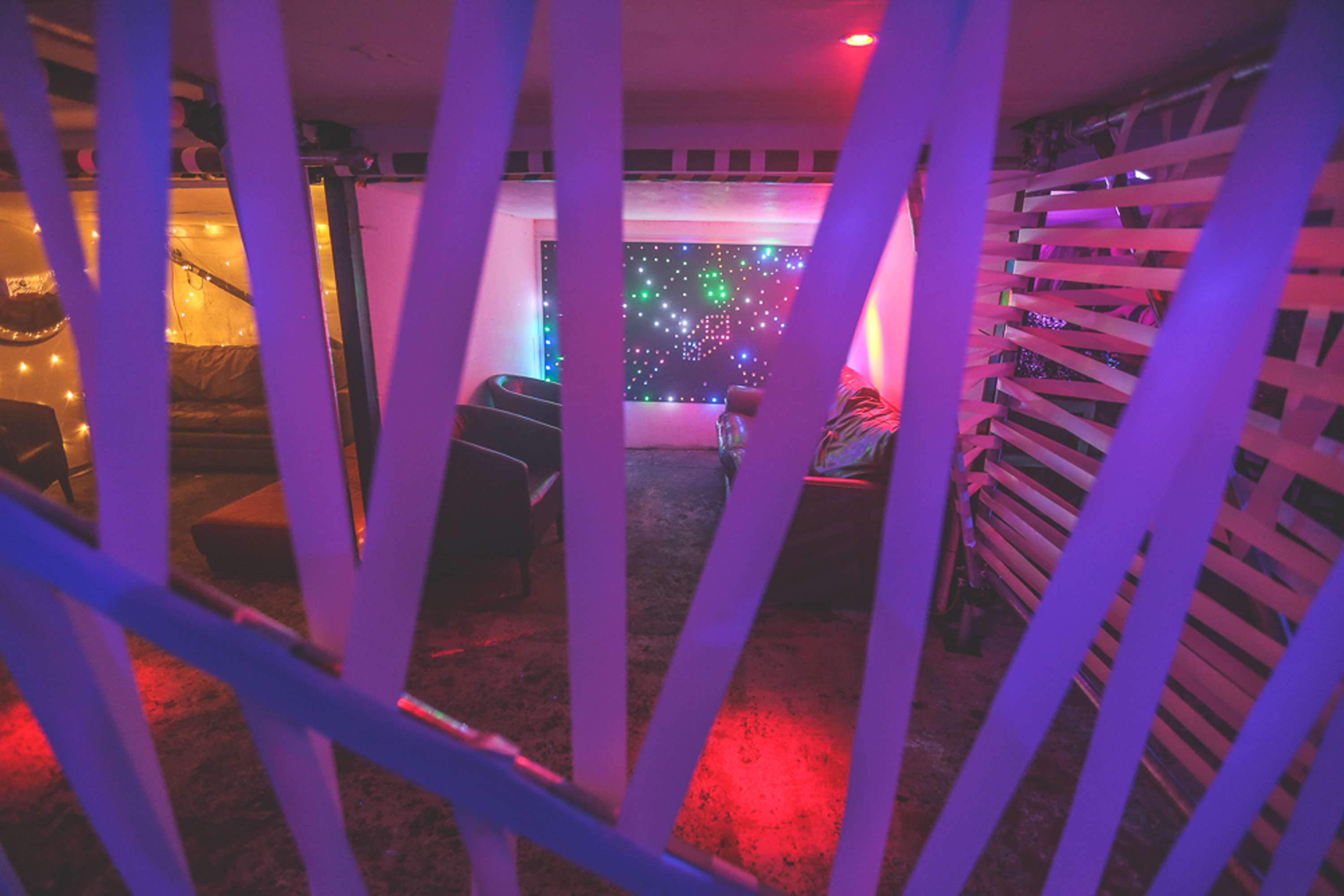 Lazer Caves Set Design by Emma Child