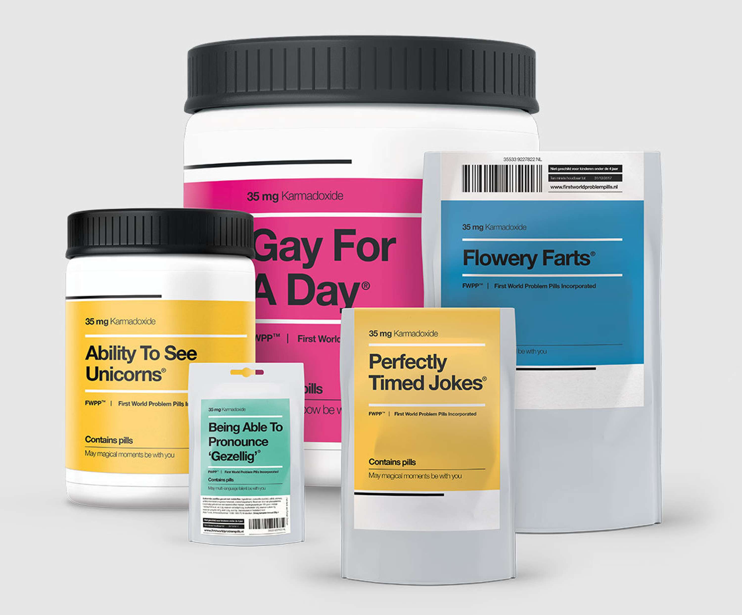 First World Problem Pills® by Dog and Pony Amsterdam