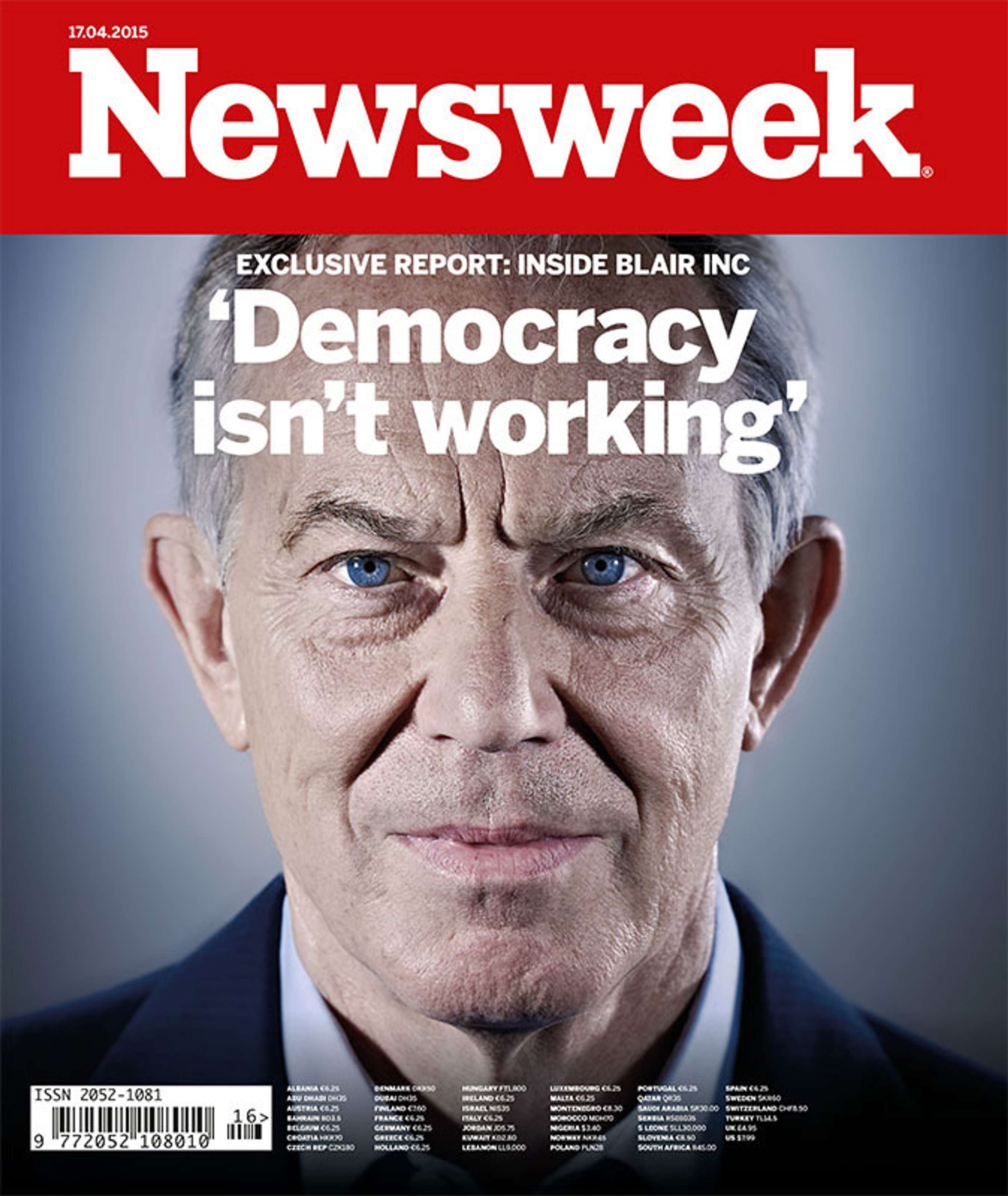 Tony Blair - Newsweek by David Ellis