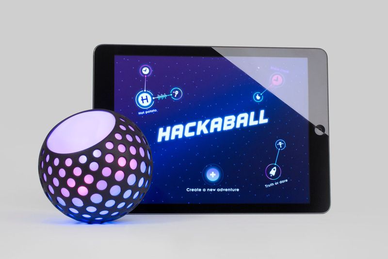 Hackaball - designed whilst working at MAP by Julie Arrive