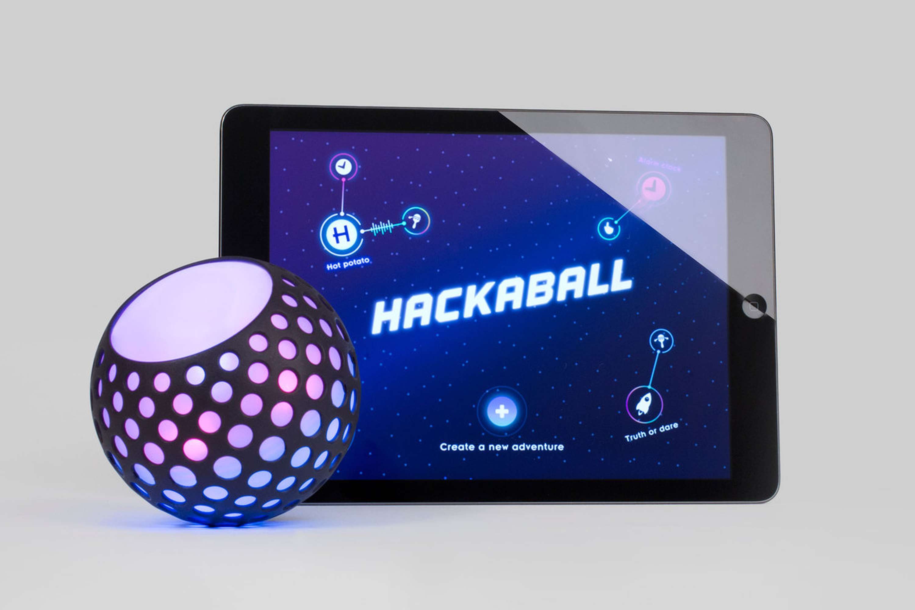 Hackaball - designed whilst working at MAP by Julie Arrive