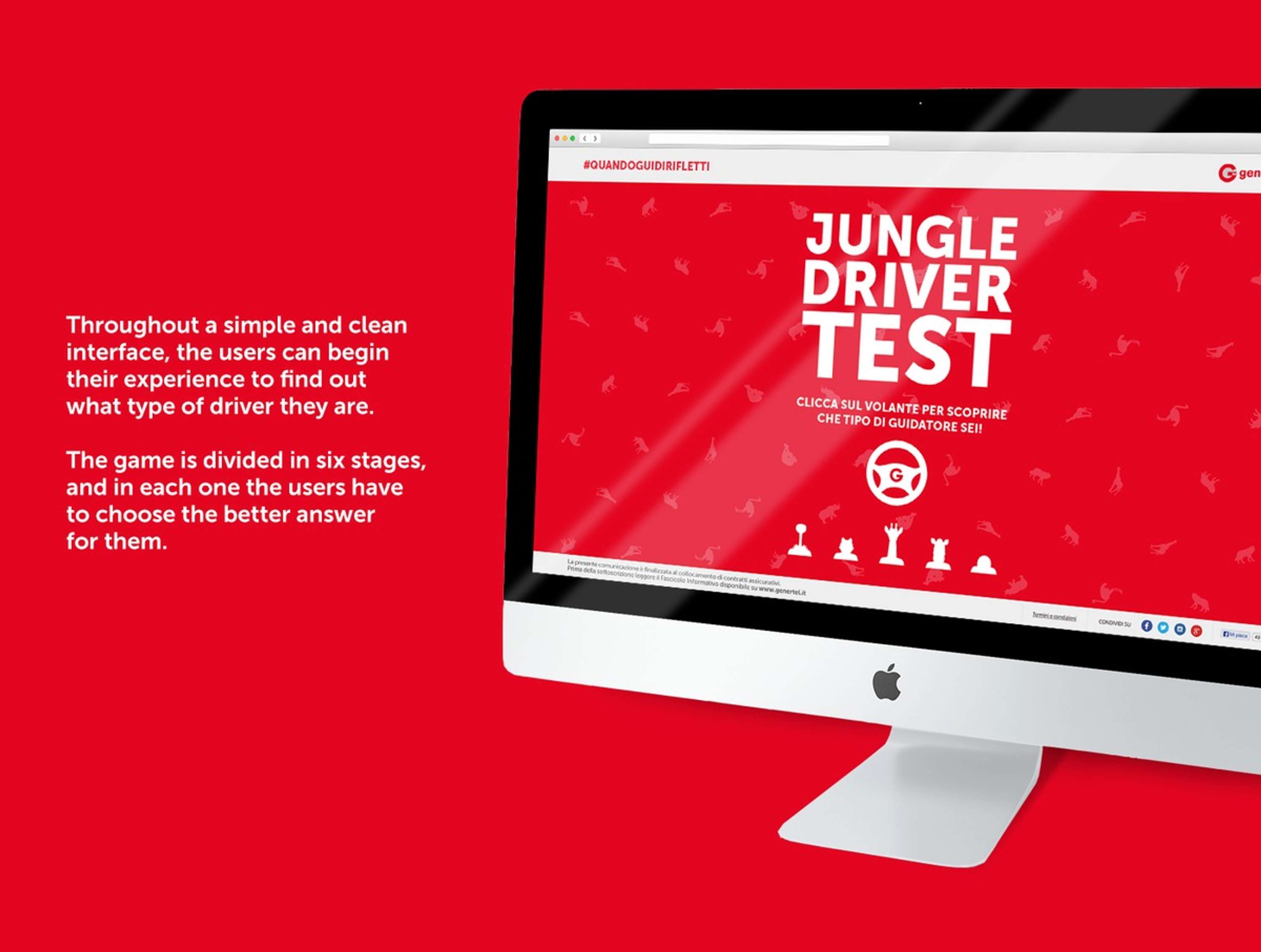 Genertel - Jungle Driver Test | Web App | by Eugenio De Riso