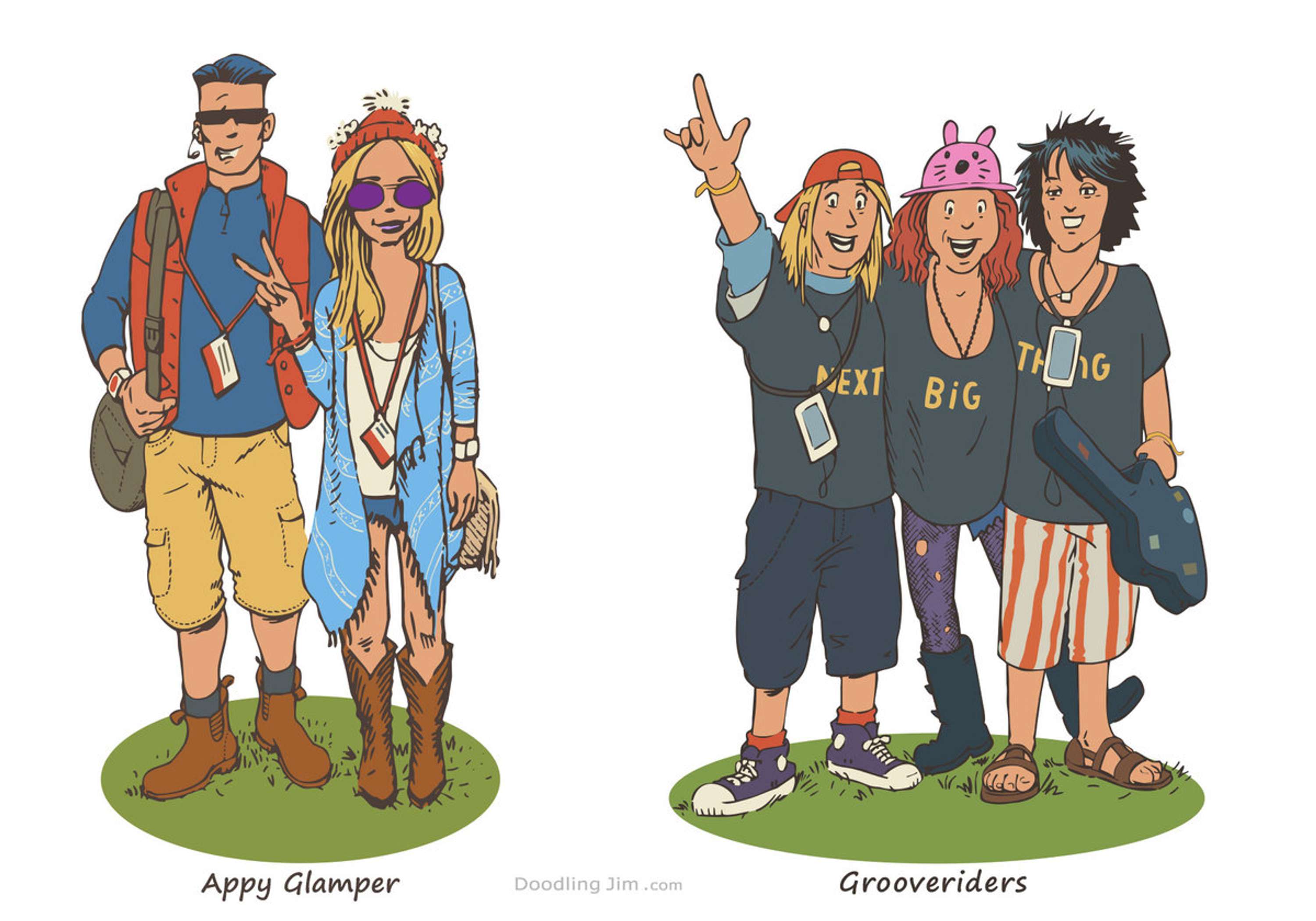 Charactor by Doodling Jim James Browne
