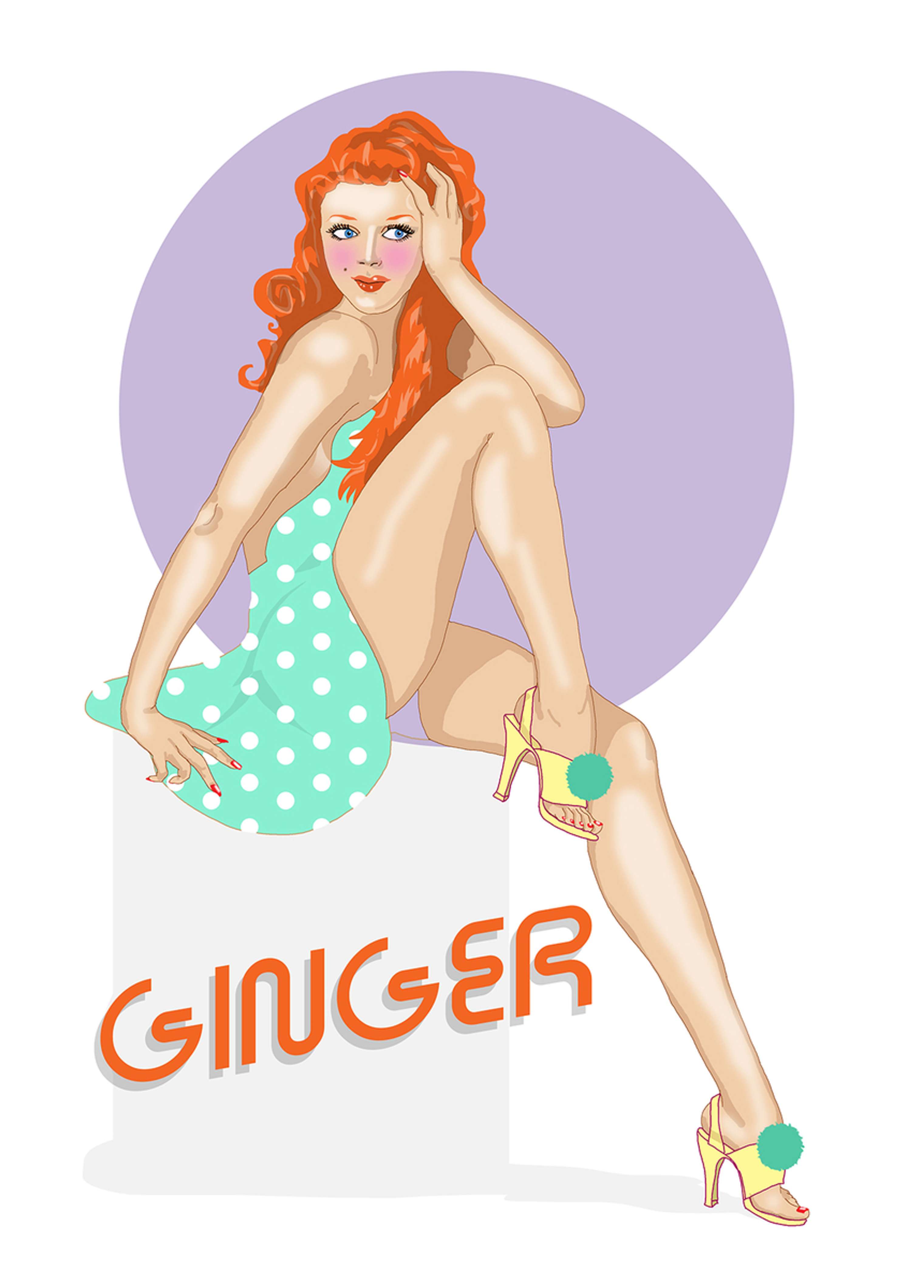 1950 pin up by Martin Jessup