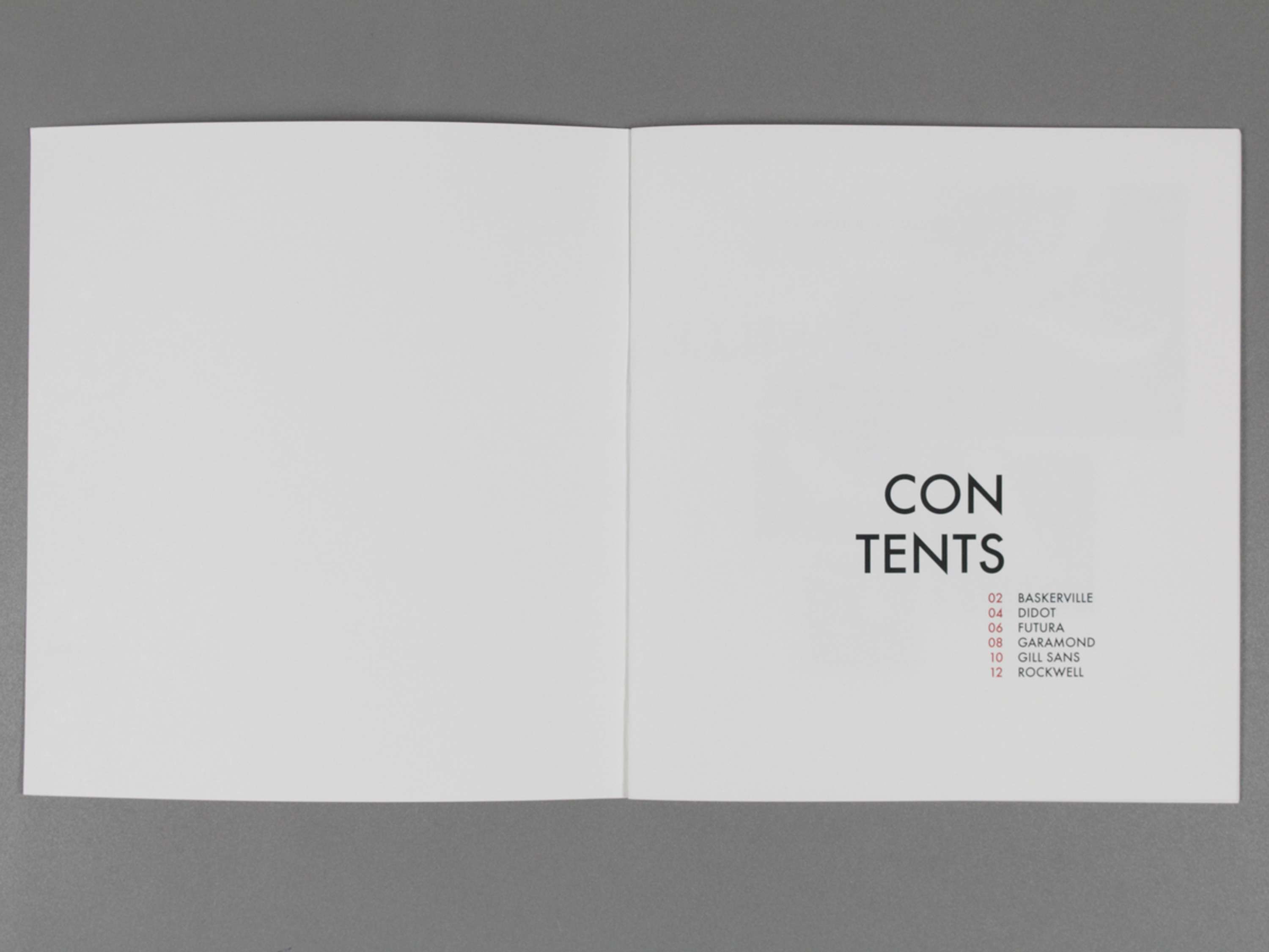 Six Typefaces by Derya Buyuksavci