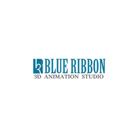 Blueribbon 3d animation studio logo