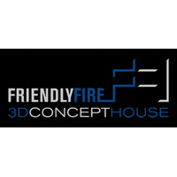 Friendly Fire 3D Concept House logo